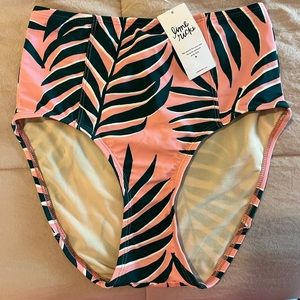 Small lime ricki swim bottoms NWT